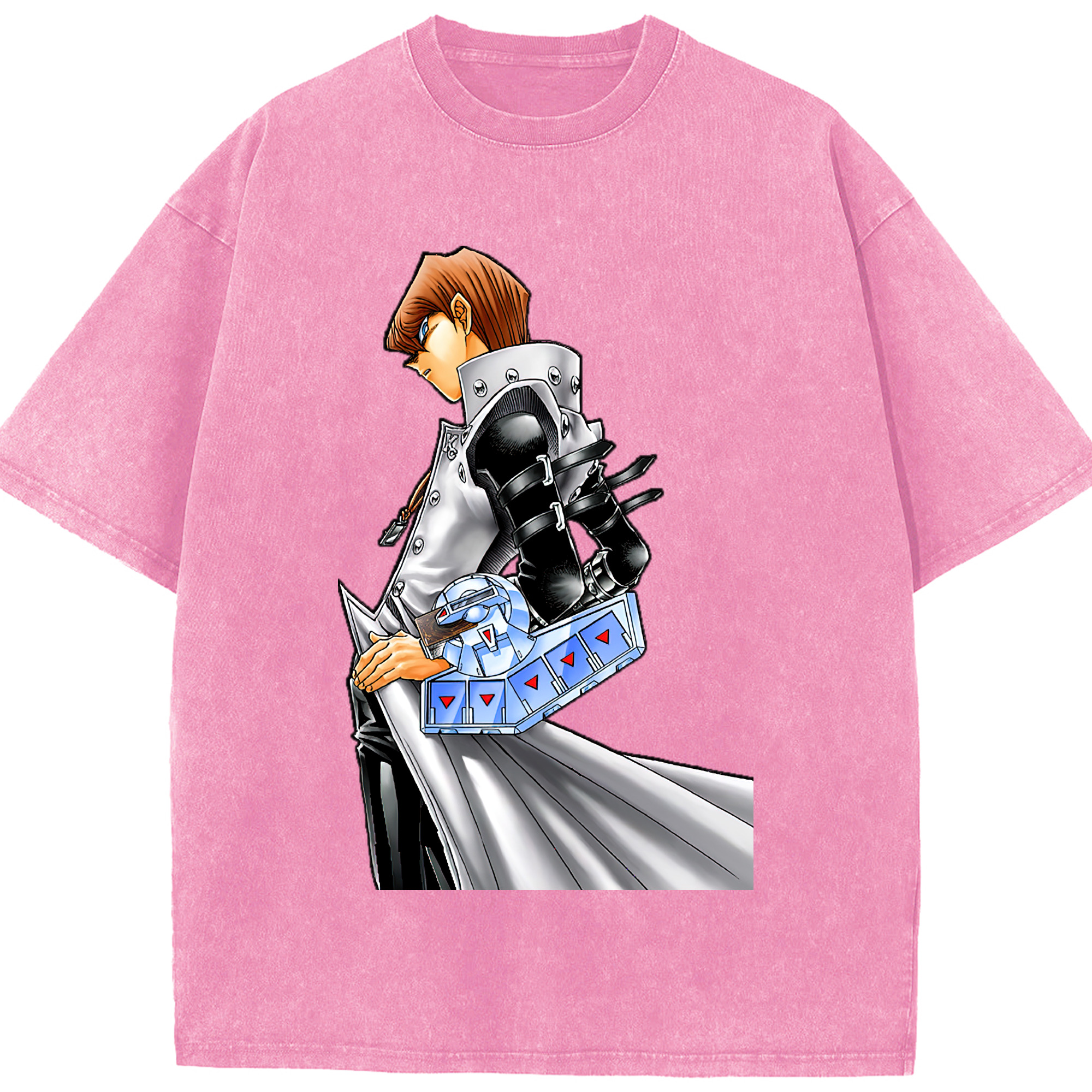 （画像用） 遊☆戯☆王 Yu-Gi-Oh! 綿100% ヴィンテージ風 半袖Tシャツ（フロントプリント）